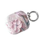 For AirPods 4 Oil Painting TPU Water Sticker Earphone Case(Pink)