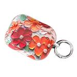 For AirPods Pro 2 / Pro Oil Painting TPU Water Sticker Earphone Case(Red)