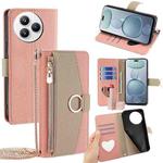 For Xiaomi Civi 5 Pro 5G Crossbody Litchi Texture Leather Phone Case(Pink)