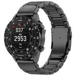 For Gamin 26mm Safety Buckle Pure Titanium Metal Watch Band(Black)