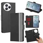 For Xiaomi Civi 5 Pro 5G Twill Texture Side Button Leather Phone Case(Black)