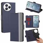 For Xiaomi Civi 5 Pro 5G Twill Texture Side Button Leather Phone Case(Blue)