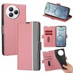 For Xiaomi Civi 5 Pro 5G Twill Texture Side Button Leather Phone Case(Pink)