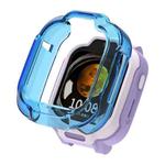 For Redmi Kids Watch Half Coverage Hollow TPU Watch Protective Case(Transparent Blue)