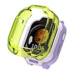 For Redmi Kids Watch Half Coverage Hollow TPU Watch Protective Case(Transparent Lime)
