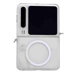 For Huawei Pura X Transparent Side Buckle MagSafe TPU Phone Case