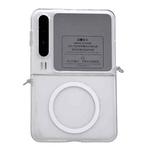 For Huawei Pura X Integrated Transparent Side Buckle MagSafe TPU Phone Case