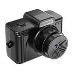 E9 1080P HD Portable Campus Mini Camera Supports 128GB TF Card(Black)