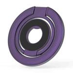 Triple Folding MagSafe Double-Sided Magnetic Phone Ring Holder(Purple)