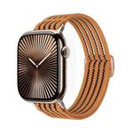 For Apple Watch 42mm / 41mm / 40mm / 38mm Breathable Nylon Fish Line Weaving Watch Band(Orange)