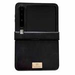 For Huawei Pura X Crazy Horse Texture Three-stage Leather Phone Case(Black)