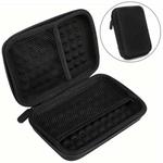 Mobile Hard Drive Data Cable Storage Bag Portable EVA Storage Box(Black)