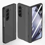 For Samsung Galaxy Z Fold6 5G Integrated Spring Axis Skin Feel Phone Case(Black)