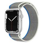 For Apple Watch 42mm / 41mm / 40mm / 38mm xDfind Dual-Section Loop Nylon Watch Band(Blue Grey)