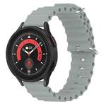 20mm xDfind Ocean Style Silicone Solid Color Watch Band(Grey)
