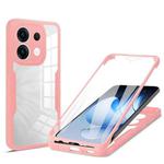 For OPPO Reno13 5G Global 360 Degrees Full Body Phone Case(Pink)