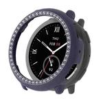 For Amazfit Active 2 Diamond Half Coverage PC Watch Protective Case(Ink Blue)