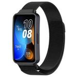 For Huawei Band 10 / 9 / 8 xDfind Milanese Metal Watch Band(Black)