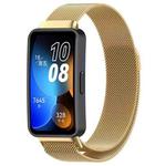 For Huawei Band 10 / 9 / 8 xDfind Milanese Metal Watch Band(Gold)