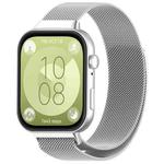 For Huawei Watch Fit3 xDfind Milanese Metal Watch Band(Silver)