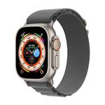 For Apple Watch 42mm / 41mm / 40mm / 38mm xDfind Aline Nylon Loop Watch Band(Light Grey)