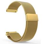 22mm xDfind Milanese Stainless Steel Watch Band(Gold)