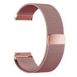 22mm xDfind Milanese Stainless Steel Watch Band(Rose Pink)