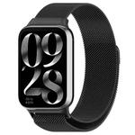 For Xiaomi Smart Band 9 Pro / 8 Pro xDfind Milan Magnetic Steel Mesh Watch Band(Black)