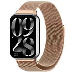 For Xiaomi Smart Band 9 Pro / 8 Pro xDfind Milan Magnetic Steel Mesh Watch Band(Rose Gold)