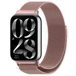 For Xiaomi Smart Band 9 Pro / 8 Pro xDfind Milan Magnetic Steel Mesh Watch Band(Pink)