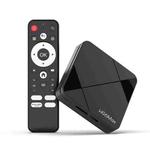 H96Max 4K UHD Android 14 Smart TV Box with Remote Control, RK3518 Quad-Core 1GB+8GB(US Plug)