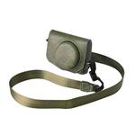 For Canon G7 X Mark III / G7X3 Retro Litchi Texture Leather Full Body Camera Case Bag with Strap(Green)
