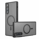 For ZTE nubia Red Magic 10 Air Armor MagSafe PC Hybrid TPU Phone Case(Frosted Black)