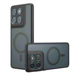 For Motorola Edge 60 Fusion Armor MagSafe PC Hybrid TPU Phone Case(Frosted Black)