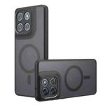 For Motorola Moto G86 / G86 Power 5G Armor MagSafe PC Hybrid TPU Phone Case(Frosted Black)