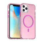 For iPhone 11 Pro Candy Diamond Magsafe Frosted PC Hybrid TPU Phone Case(Red)