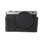 For Panasonic LUMIX S9 Litchi Texture PU Leather Camera Half Case Base(Black)