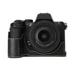 For Nikon Z50II Litchi Texture PU Leather Camera Half Case Base(Black)