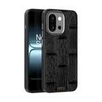 For OnePlus 13T ABEEL Beast Pattern 6D Micro-Embossed MagSafe Genuine Leather Phone Case(Black)