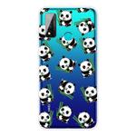 For Huawei P smart 2020 Coloured Drawing Pattern Highly Transparent TPU Protective Case(Panda)