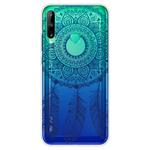 For Huawei P40 Lite E Coloured Drawing Pattern Highly Transparent TPU Protective Case(Dreamcatcher)