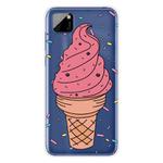 For Huawei Y5p (2020) Coloured Drawing Pattern Highly Transparent TPU Protective Case(Big Cone)