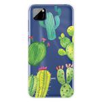 For Huawei Y5p (2020) Coloured Drawing Pattern Highly Transparent TPU Protective Case(Icactus)