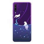 For Huawei Y6p (2020) Coloured Drawing Pattern Highly Transparent TPU Protective Case(Seal)