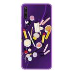 For Huawei Y6p (2020) Coloured Drawing Pattern Highly Transparent TPU Protective Case(Cosmetic)