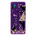 For Huawei Y6p (2020) Coloured Drawing Pattern Highly Transparent TPU Protective Case(Girl)