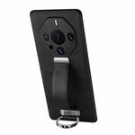 For Huawei Mate 60 RS Ultimate SULADA PC Hybrid Leather Texture Skin Feel Precise Hole Phone Case(Black)