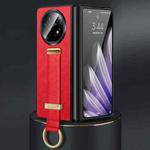 For OPPO Find N5 SULADA PC Hybrid Leather Texture Skin Feel Shockproof Phone Case(Red)