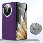 For OPPO Find N5 SULADA Skin Feel Liquid Leather Shockproof Phone Case(Purple)