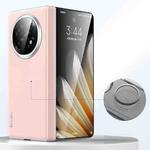 For OPPO Find N5 SULADA Skin Feel Liquid Leather Shockproof Phone Case(Pink)